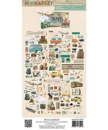 49 AND MARKET – Collezione Travel Diaries - Laser Cut Outs
