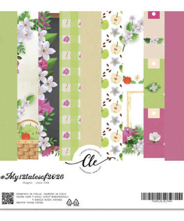 IL NEGOZIO DELLA MAMMA DI CLE - LE CARTE DELLA CLE - MY 12 TALES OF 2026 - GIUGNO- PAPER PACK 12x12
