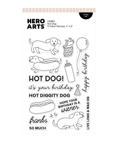HERO ARTS - Hot Dog Clear Stamp Set