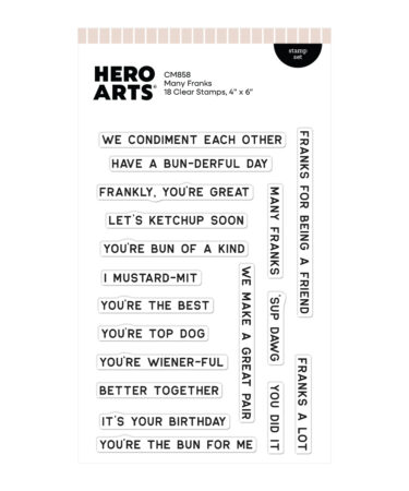 HERO ARTS - Many Franks Clear Stamp Set