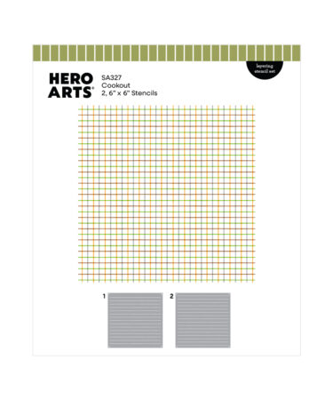 HERO ARTS - Cookout Layering Stencil Set