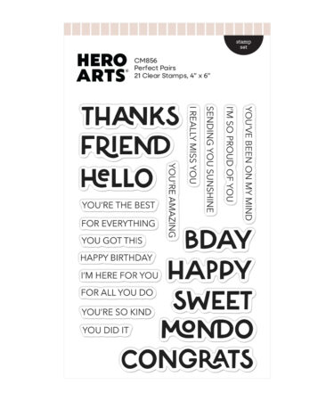 HERO ARTS -Perfect Pairs Clear Stamp Set