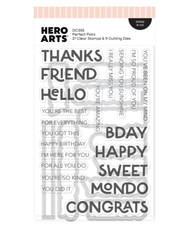 HERO ARTS -Perfect Pairs Stamp & Cut