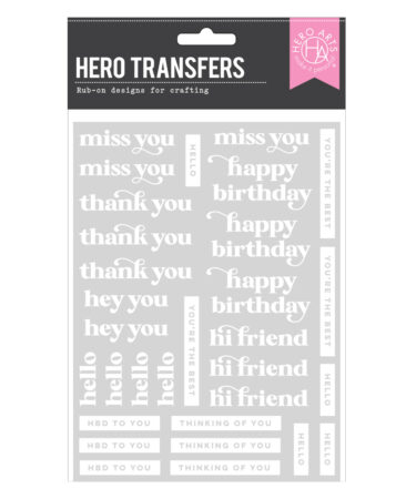 HERO ARTS -Must Have Messages Hero Transfers