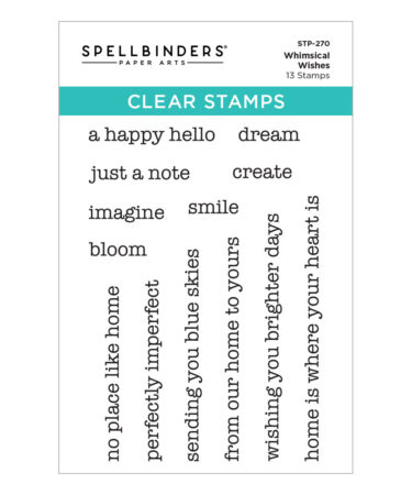 SPELLBINDERS - Whimsical Wishes Clear Stamp Set by Vicky Papaioannou