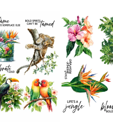 SPELLBINDERS - Life's a Jungle Rub-On Sheets