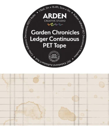 Arden Creative Studio Garden Chronicles PET Tape Ledger Continuous (5cmx5m) by Katie Pertiet