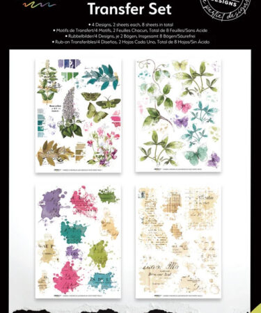 Arden Creative Studio Garden Chronicles 6x8 Inch Rub-On Transfer Set by Katie Pertiet