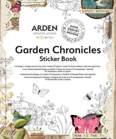 Arden Creative Studio Garden Chronicles Sticker Book by Katie Pertiet