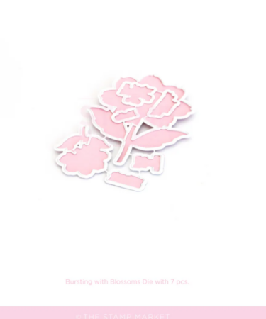 THE STAMP MARKET - BURSTING BLOSSOMS WITH BLOSSOM DIE