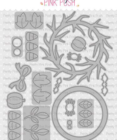 BUONO DI PRENOTAZIONE - PRETTY PINK POSH - Halloween Wreath Builder Die Set (PRENOTAZIONE VINCOLANTE)