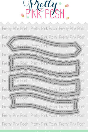 BUONO DI PRENOTAZIONE - PRETTY PINK POSH - Banner Greetings 4 Die Set (PRENOTAZIONE VINCOLANTE)