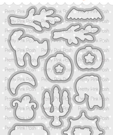 BUONO DI PRENOTAZIONE - PRETTY PINK POSH - Halloween Silhouettes Coor Die Set (PRENOTAZIONE VINCOLANTE)