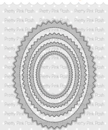 BUONO DI PRENOTAZIONE - PRETTY PINK POSH - Pinking Ovals Die Set (PRENOTAZIONE VINCOLANTE)