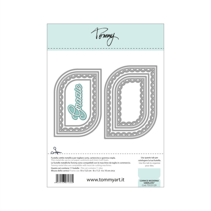 TOMMY ART – Fustella Cornice moderna smerlata