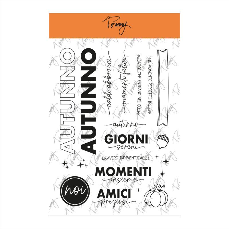 TOMMY ART – Timbro Autunno caldi abbracci