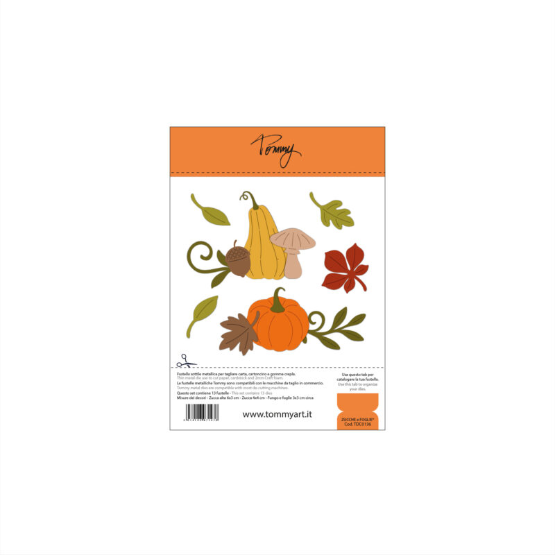 TOMMY ART – Fustella Zucche e foglie