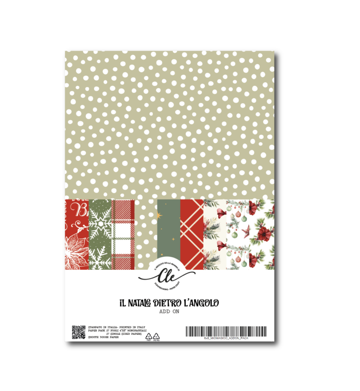 Il Natale dietro l'angolo - Paper pack add-on December Daily 6x8